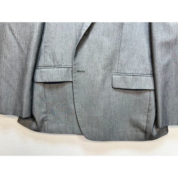 Joseph Abboud Men's Two Button Blazer Jacket Stretch Size 44S Gray Long Sleeve - Picture 9 of 16